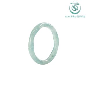 已加LOGO (5) Authentic Feicui Delicate Ring Band - Bamboo Jade Ring | Handcrafted Elegance for Harmony & Luck