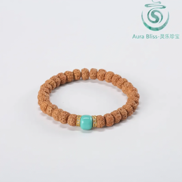 New Chinese-style Indonesian Small Vajra Bodhi Bead Bracelet Single Circle Men's Cultural Bracelet Women's Couple Retro Jewelry