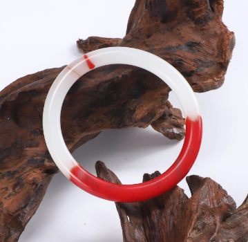 High-quality red jade bracelet, red chalcedony, red jade stone bracelet, gift for friends